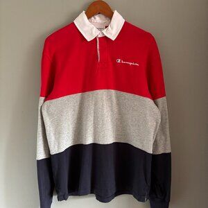 Champion Rugby Reverse Weave Long Sleeve Tshirt